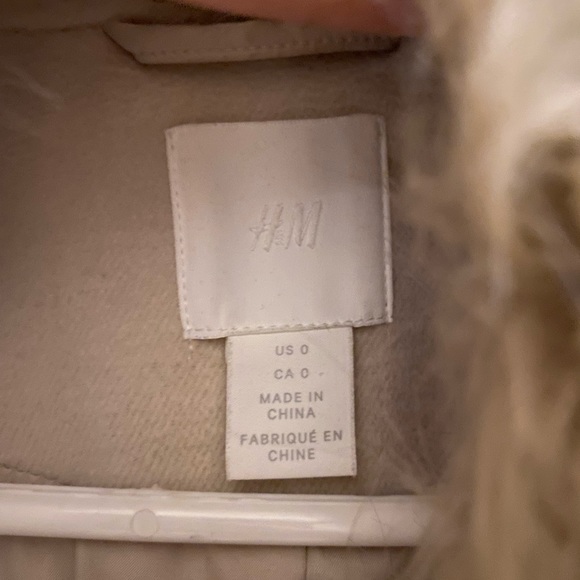 H&M Coat with Faux Fur - Picture 3 of 3